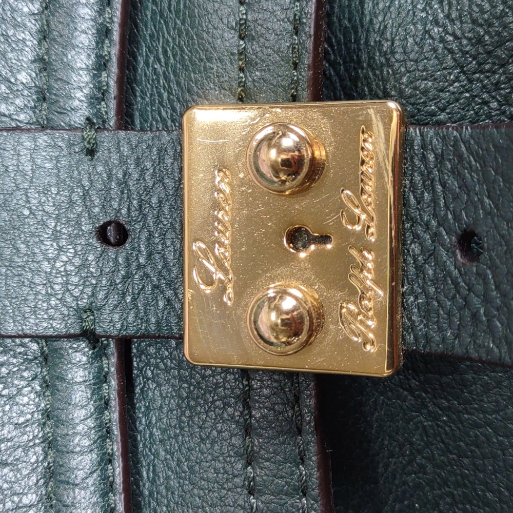 Lauren Ralph Lauren "Governor" Leather Tote Bag - Picture 9 of 15
